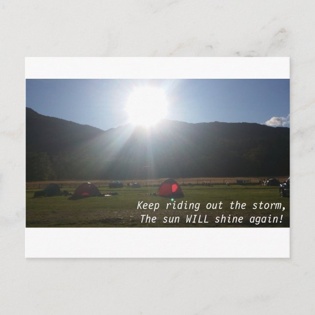 Sol kommer att visa vykort (Framsida)