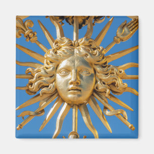 Sol Kung om Golden grind i Versailles-slott Magnet
