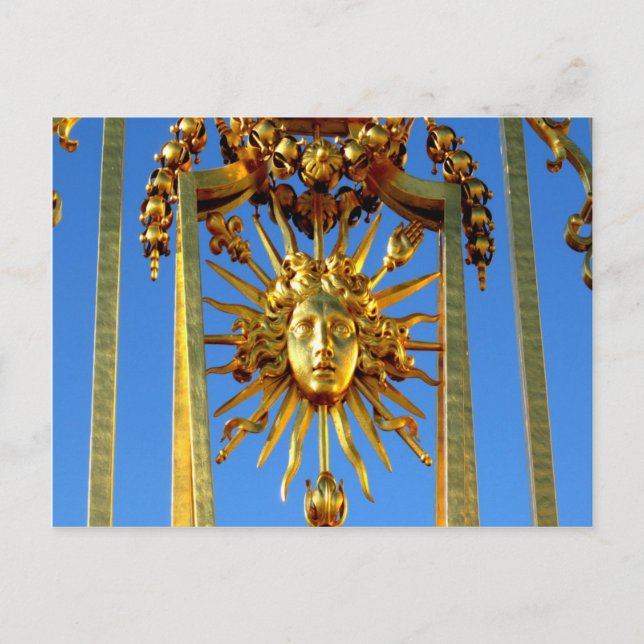 sol kung vykort (Framsida)