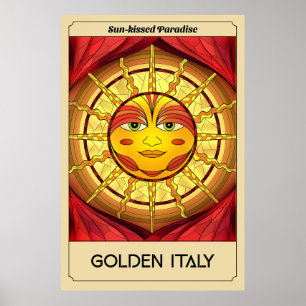 Sol-kyld Paradise Golden Italien Poster