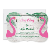 Sol Kyssade Flamingo Hönor Festinladning