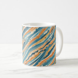 Sol-kyssade vattenfärger kaffemugg