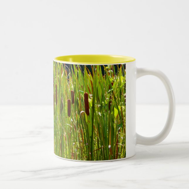 Sol-kysst gräs - mugg (Höger)