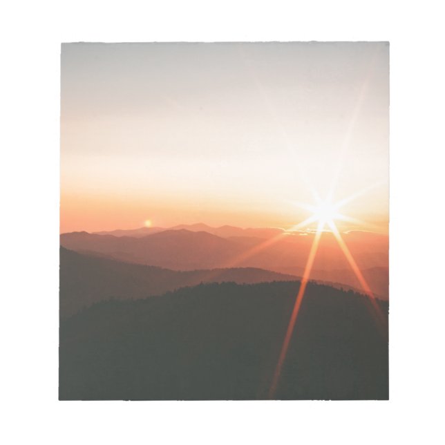 sol ljus anteckningsblock (Framsida)