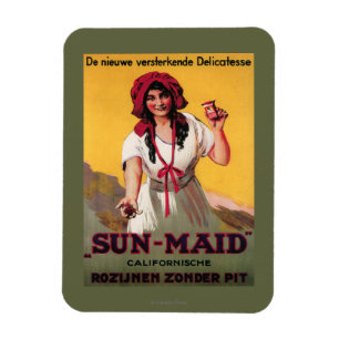 Sol-Maid California Raisin Poster Magnet