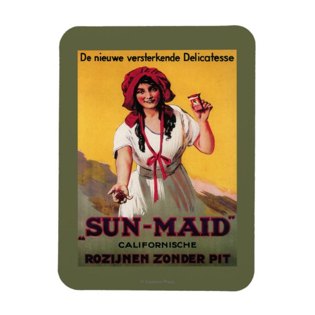 Sol-Maid California Raisin Poster Magnet (Vertikal)