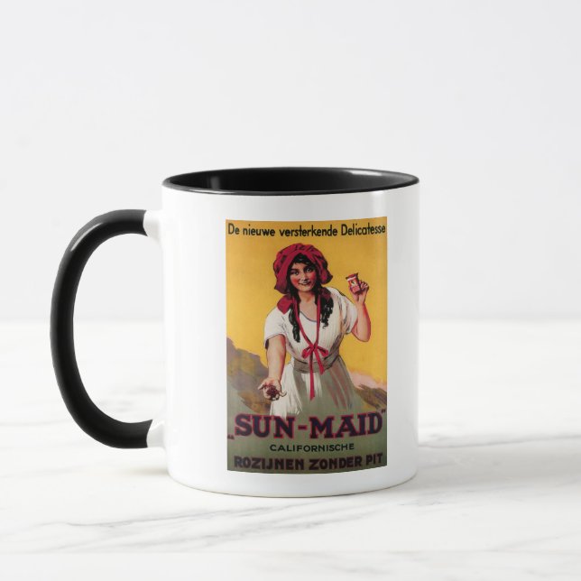 Sol-Maid California Raisin Poster Mugg (Vänster)