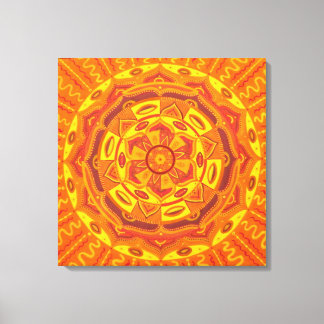 Sol Mandala Canvastryck