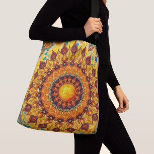 Sol Mandala - Crossbody Bag, Tote Bag Axelväska
