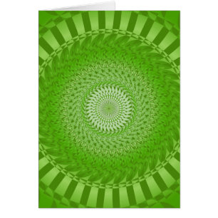 Sol Mandala grönt OBS Kort