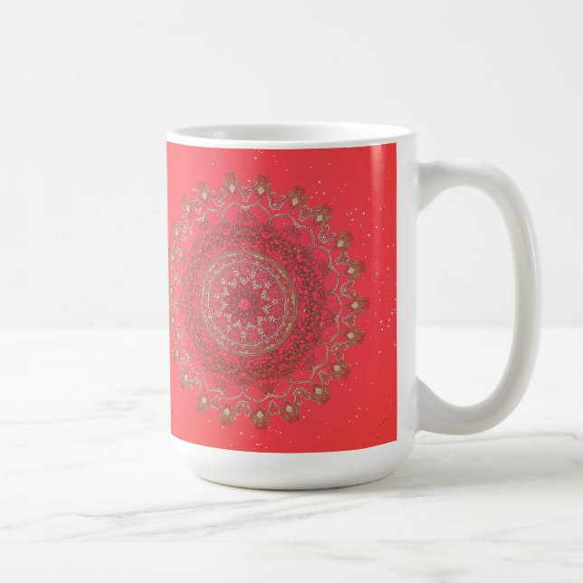 Sol Mandala - Kaffe Mugg, Kopp (Höger)