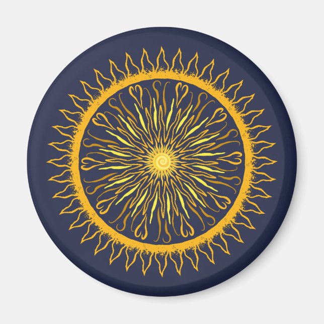 Sol Mandala Magnet (Framsidan)