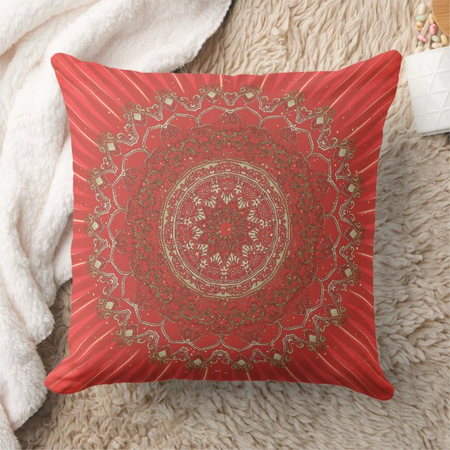Sol Mandala - Pillow Kudde (Filt)