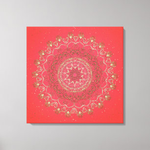 Sol Mandala - Wrapped Canvas