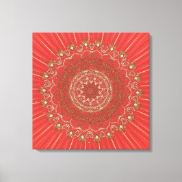 Sol Mandala - Wrapped Canvas