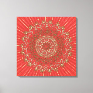 Sol Mandala - Wrapped Canvas