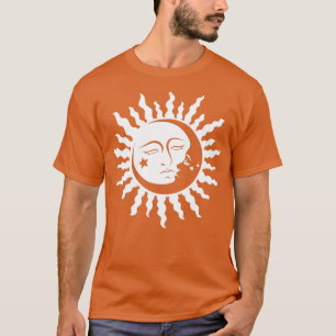Sol Måne Alchemy Astrology Witchy Gothy Design 1 T Shirt