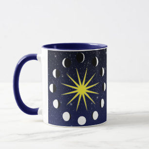 Sol, Måne-faser och stjärnor Mugg