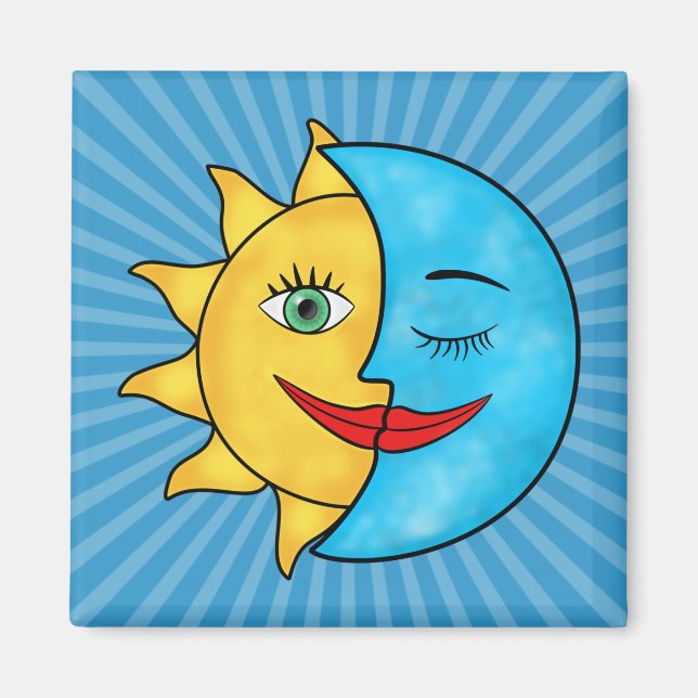Sol Måne Magnet (Framsidan)