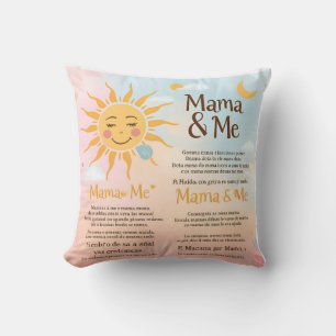 Sol & Måne Mama & Jag: Tvåspråkig Kärlek för de Sm Kudde