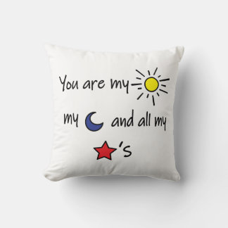 Sol-Måne och-Stars- Kudde