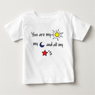 Sol-Måne och-Stars- T Shirt