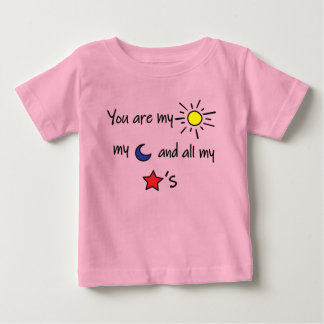 Sol-Måne och-Stars- T Shirt