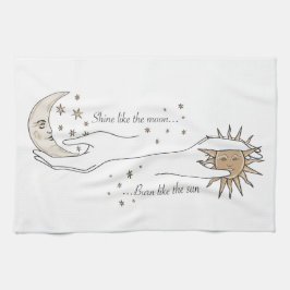 Sol, Måne och Stars Tea Towel Kökshandduk