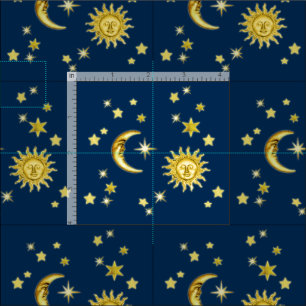 Sol, Måne och stjärnor Tyg