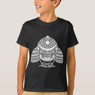 Sol måne Samurai helmet T Shirt