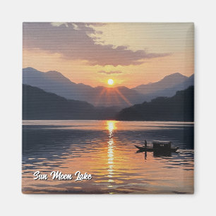 Sol Måne Sjö Taiwan, Taiwan, uppgång Magnet