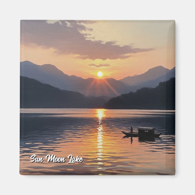 Sol Måne Sjö Taiwan, Taiwan, uppgång Magnet (Framsidan)