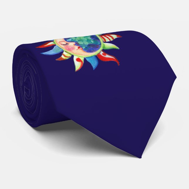 SOL, MÅNE & STARS av SHARON SHARPE Slips (Rullad)