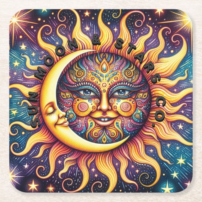 Sol, Måne & Stars Co. Underlägg (Framsidan)