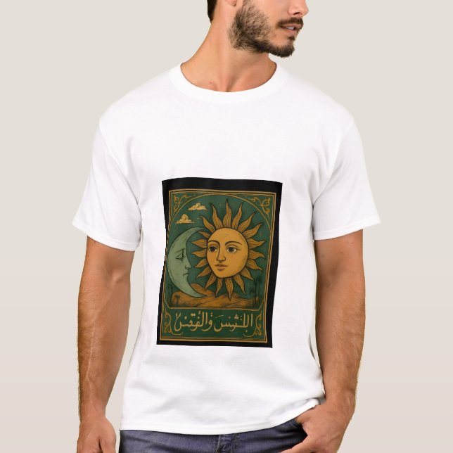 sol &måne t shirt (Framsida)