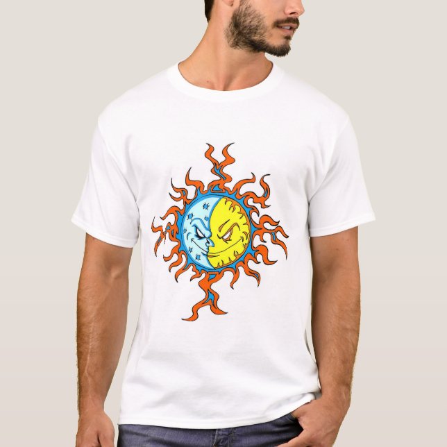 Sol/måne T Shirt (Framsida)
