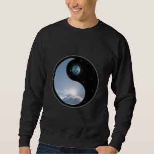 Sol-Måne Yin-Yang Långärmad Tröja