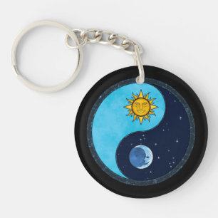 Sol Måne Yin Yang Symbol
