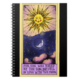 Sol- & månejournal anteckningsbok