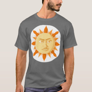 Sol med Ansikte T Shirt