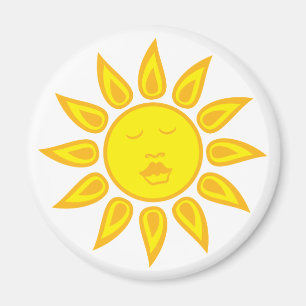 Sol med ansiktemagneten magnet