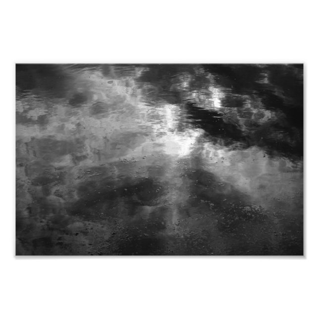 Sol, moln, Vatten och herpweed Fototryck (Framsidan)