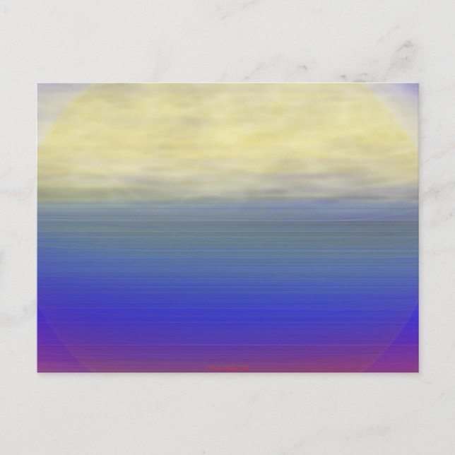 Sol moln vinkarare vykort (Framsida)