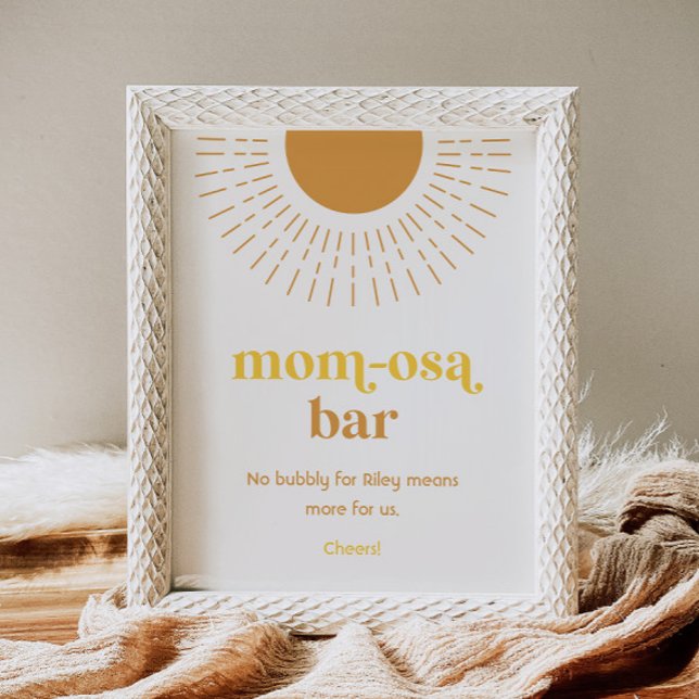 Sol Mom-Osa Barskylt (Skapare uppladdad)