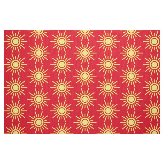 Sol Mönster 02 - Gulten om Röda havet Tyg (Fat Quarter)