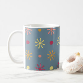 sol mönster kaffemugg