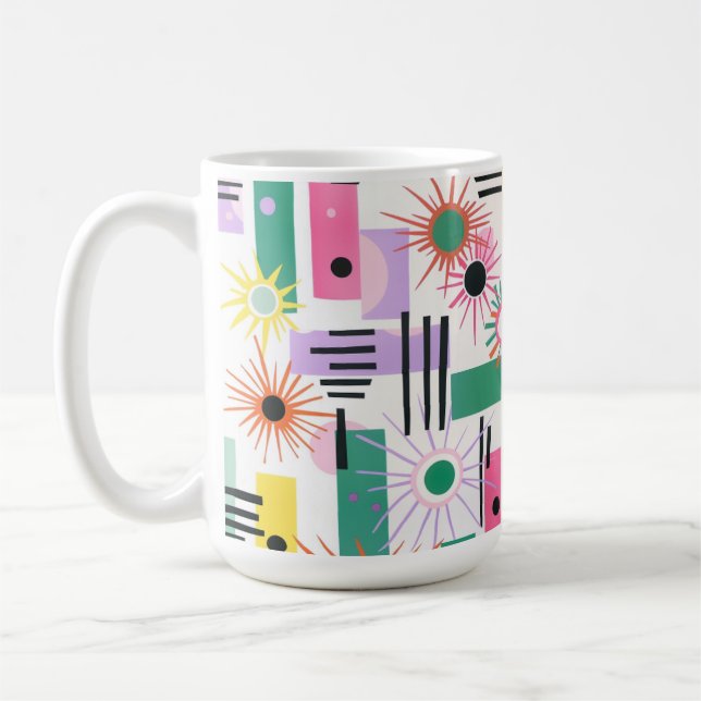 Sol Mönster, vismisk Kaffemugg (Vänster)