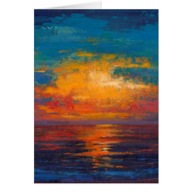 Sol ned II Hälsningskort (Framsidan)