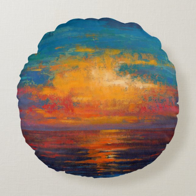 Sol ned II Rund Kudde (Framsidan)