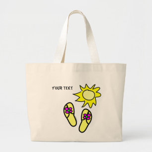 Sol n'Flinflip flops Beach Tote Jumbo Tygkasse